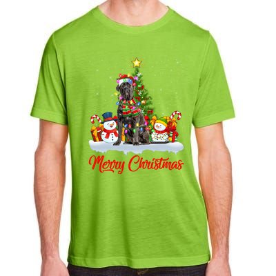 Cane Corso Dog Xmas Tree Lighting Santa Cane Corso Christmas Gift Adult ChromaSoft Performance T-Shirt