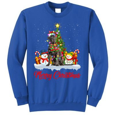 Cane Corso Dog Xmas Tree Lighting Santa Cane Corso Christmas Gift Sweatshirt