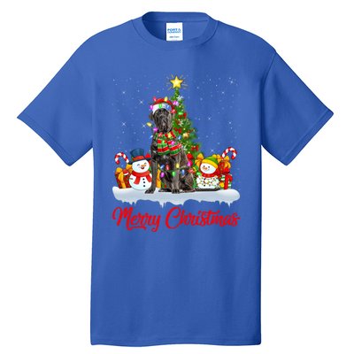 Cane Corso Dog Xmas Tree Lighting Santa Cane Corso Christmas Gift Tall T-Shirt