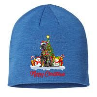 Cane Corso Dog Xmas Tree Lighting Santa Cane Corso Christmas Gift Sustainable Beanie