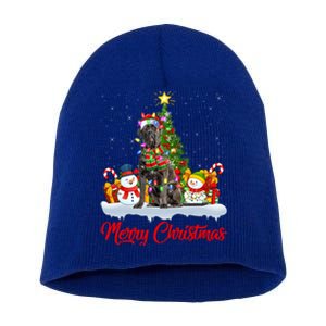 Cane Corso Dog Xmas Tree Lighting Santa Cane Corso Christmas Gift Short Acrylic Beanie