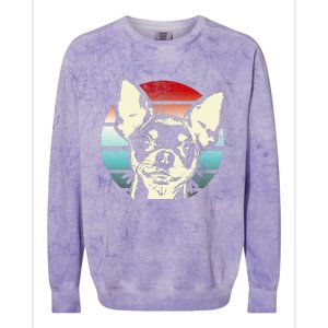 ChihuahueñO Chihuahua Dog Breed Colorblast Crewneck Sweatshirt