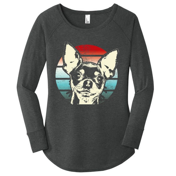 ChihuahueñO Chihuahua Dog Breed Women's Perfect Tri Tunic Long Sleeve Shirt