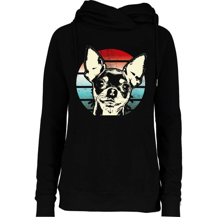 ChihuahueñO Chihuahua Dog Breed Womens Funnel Neck Pullover Hood