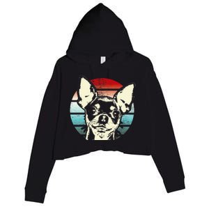 ChihuahueñO Chihuahua Dog Breed Crop Fleece Hoodie