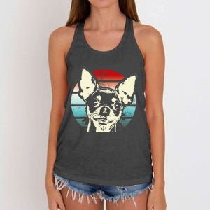 ChihuahueñO Chihuahua Dog Breed Women's Knotted Racerback Tank