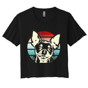 ChihuahueñO Chihuahua Dog Breed Women's Crop Top Tee