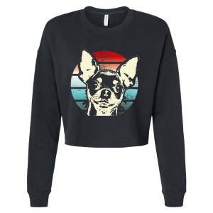 ChihuahueñO Chihuahua Dog Breed Cropped Pullover Crew