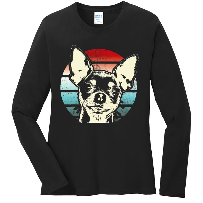 ChihuahueñO Chihuahua Dog Breed Ladies Long Sleeve Shirt