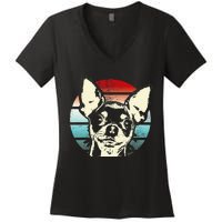 ChihuahueñO Chihuahua Dog Breed Women's V-Neck T-Shirt