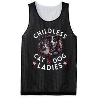 Childless Cat & Dog Ladies Voting For Kamala President 2024 Mesh Reversible Basketball Jersey Tank