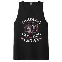 Childless Cat & Dog Ladies Voting For Kamala President 2024 PosiCharge Competitor Tank