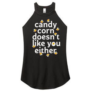 Candy Corn Doesn't Like You Either Women's Perfect Tri Rocker Tank