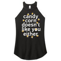 Candy Corn Doesn't Like You Either Women's Perfect Tri Rocker Tank