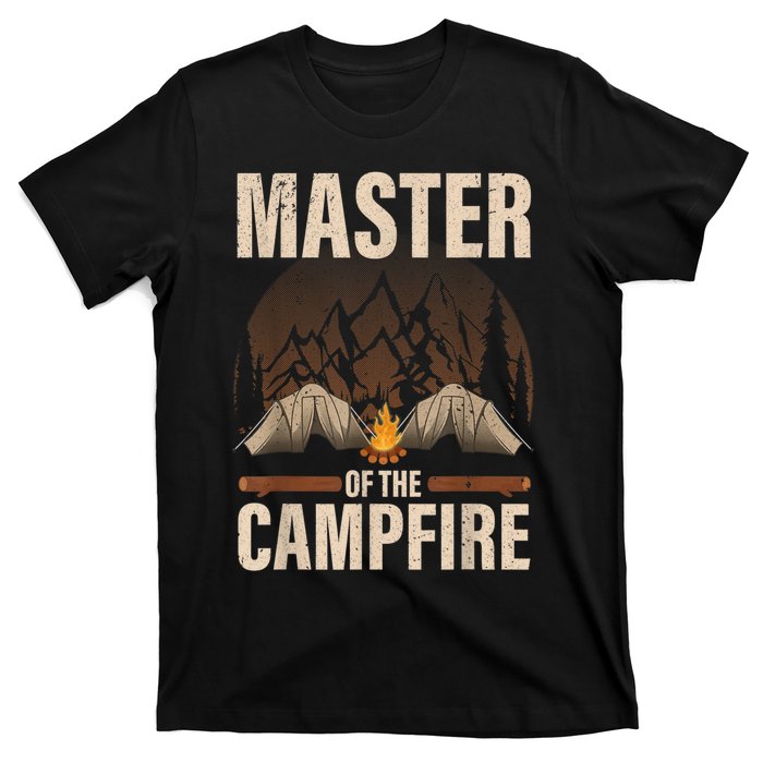 Cool Campfire Design For Men Women Camping Trailer Camper T-Shirt