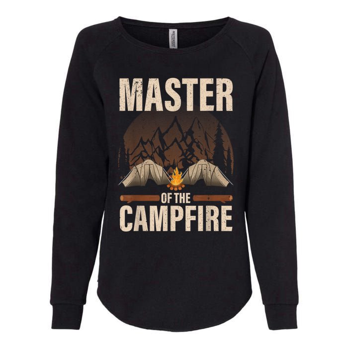 Cool Campfire Design For Men Women Camping Trailer Camper Womens California Wash Sweatshirt