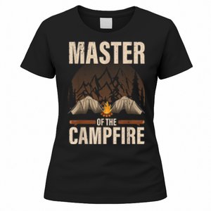 Cool Campfire Design For Men Women Camping Trailer Camper Women's T-Shirt