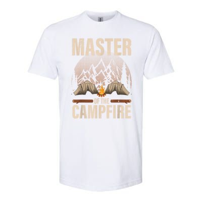 Cool Campfire Design For Men Women Camping Trailer Camper Softstyle® CVC T-Shirt