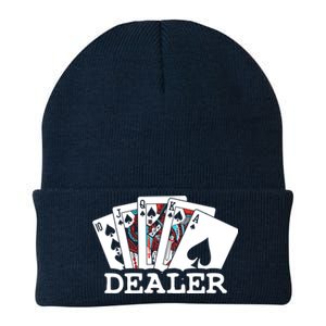 Casino Card Dealer Poker & Blackjacks Gamblers Knit Cap Winter Beanie