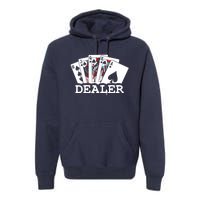 Casino Card Dealer Poker & Blackjacks Gamblers Premium Hoodie