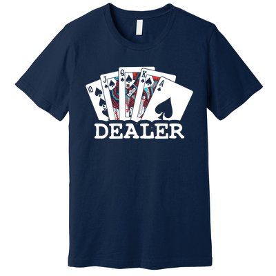 Casino Card Dealer Poker & Blackjacks Gamblers Premium T-Shirt