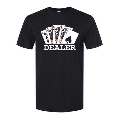 Casino Card Dealer Poker & Blackjacks Gamblers Softstyle CVC T-Shirt