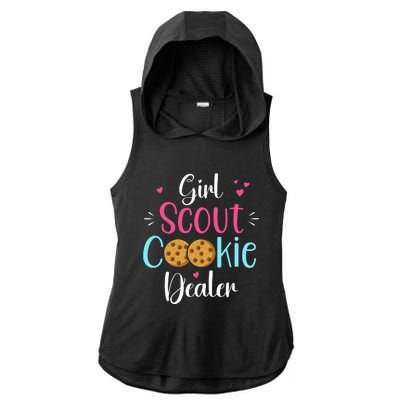 Cool Cookie Dealer Scout For Cool Family Matching Ladies PosiCharge Tri-Blend Wicking Draft Hoodie Tank