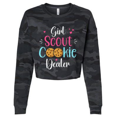 Cool Cookie Dealer Scout For Cool Family Matching Cropped Pullover Crew