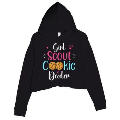 Cool Cookie Dealer Scout For Cool Family Matching Crop Fleece Hoodie