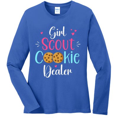 Cool Cookie Dealer Scout For Cool Family Matching Ladies Long Sleeve Shirt