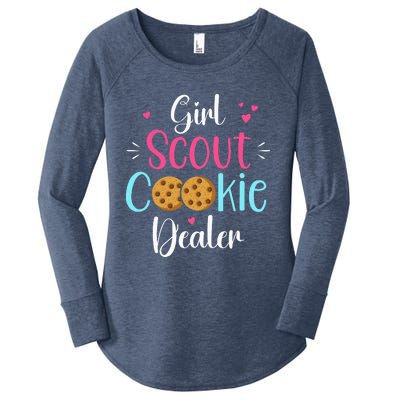 Cool Cookie Dealer Scout For Cool Family Matching Women's Perfect Tri Tunic Long Sleeve Shirt