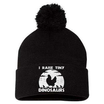 Cool Chicken Design For Wo Farm Lover Chicken Farmer Pom Pom 12in Knit Beanie