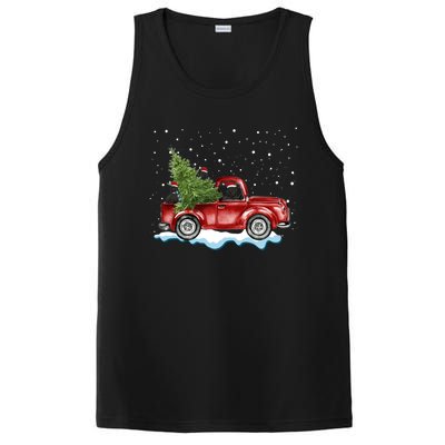 Cane Corso Dogs Ride Red Truck Christmas Gift Funny Xmas Funny Gift PosiCharge Competitor Tank