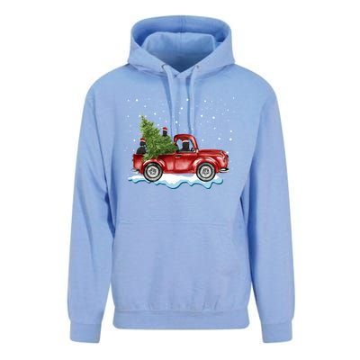 Cane Corso Dogs Ride Red Truck Christmas Gift Funny Xmas Funny Gift Unisex Surf Hoodie