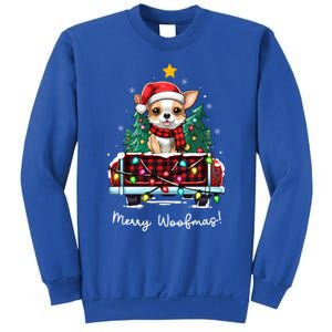 Chihuahua Christmas Dog Truck Plaid Funny Xmas Tree Meaningful Gift Sweatshirt