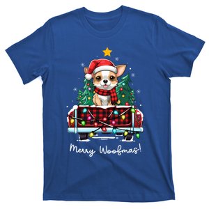 Chihuahua Christmas Dog Truck Plaid Funny Xmas Tree Meaningful Gift T-Shirt