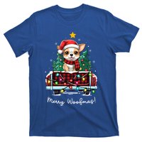 Chihuahua Christmas Dog Truck Plaid Funny Xmas Tree Meaningful Gift T-Shirt