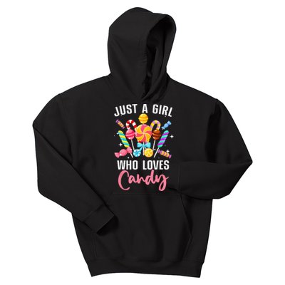 Cute Candy Design For Women Sweets Candy Lover Kids Hoodie