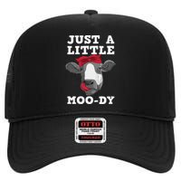 Cute Cow Design For  Dairy Cow Lover High Crown Mesh Back Trucker Hat