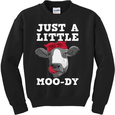 Cute Cow Design For  Dairy Cow Lover Kids Sweatshirt