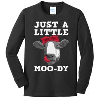 Cute Cow Design For  Dairy Cow Lover Kids Long Sleeve Shirt