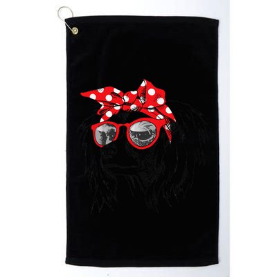 Chinese Crested Dog Mom Bandana Sunglasses MotherS Day Golf Towel