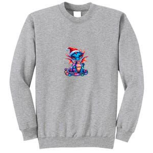 Cute Christmas Dragon Tall Sweatshirt