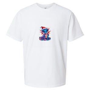 Cute Christmas Dragon Sueded Cloud Jersey T-Shirt