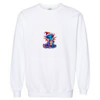 Cute Christmas Dragon Garment-Dyed Sweatshirt