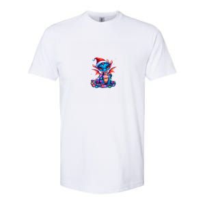 Cute Christmas Dragon Softstyle CVC T-Shirt