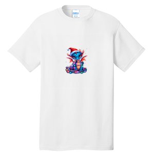 Cute Christmas Dragon Tall T-Shirt