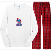 Cute Christmas Dragon Long Sleeve Pajama Set