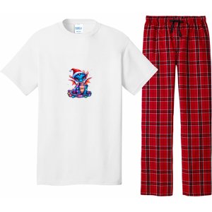 Cute Christmas Dragon Pajama Set