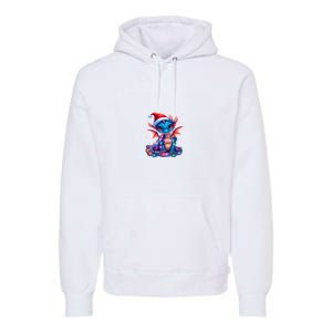 Cute Christmas Dragon Premium Hoodie